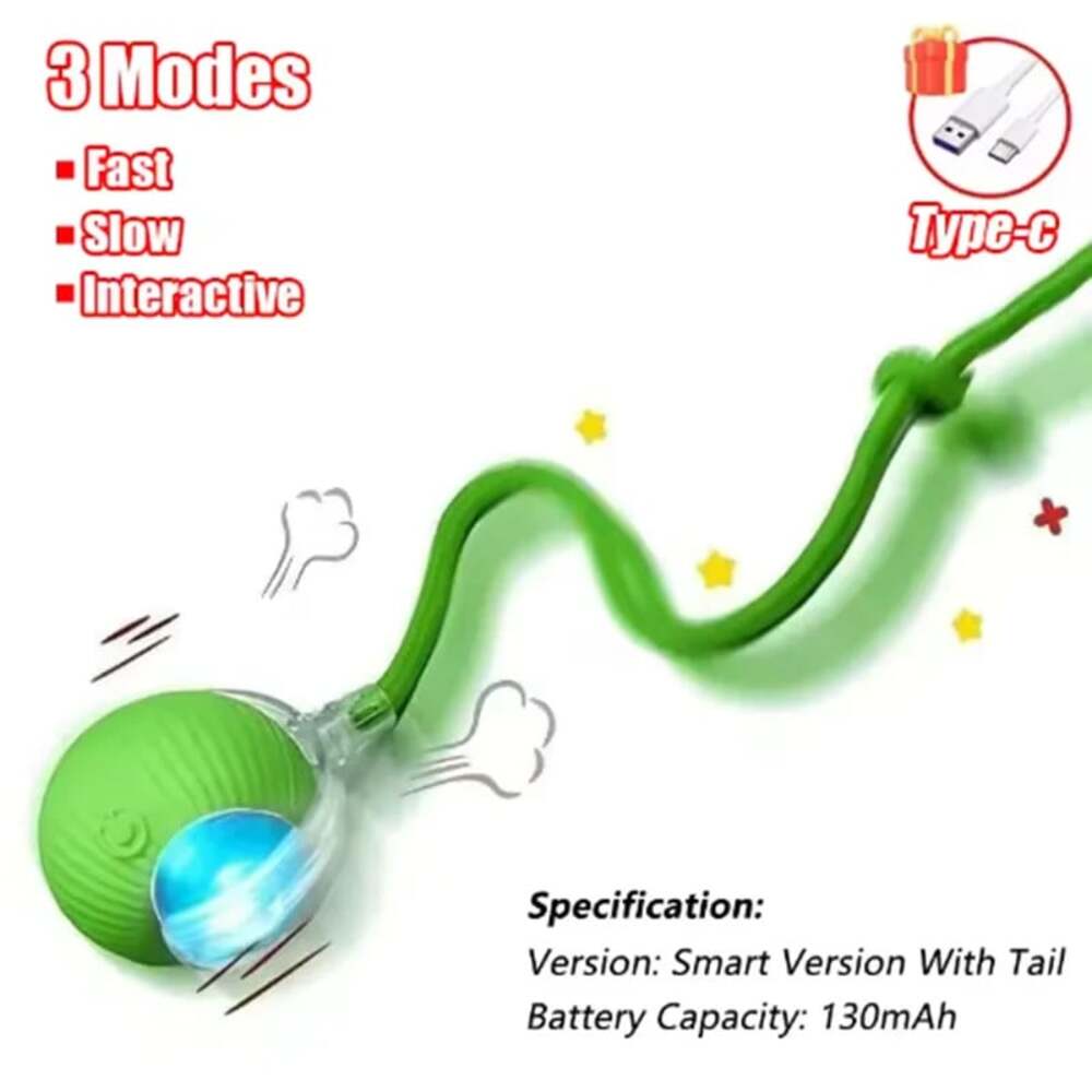 Intelligent Interactive Cat Ball Long-Lasting and Durable Easy to Clean Intellig